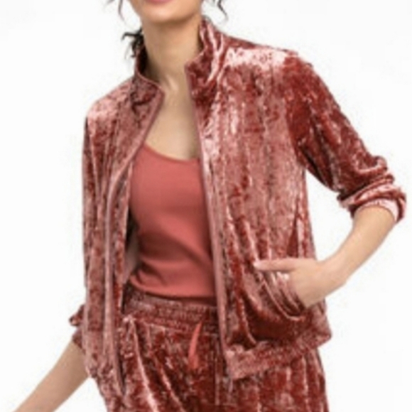Jackets & Blazers - SIZE L VELOUR JACKET
